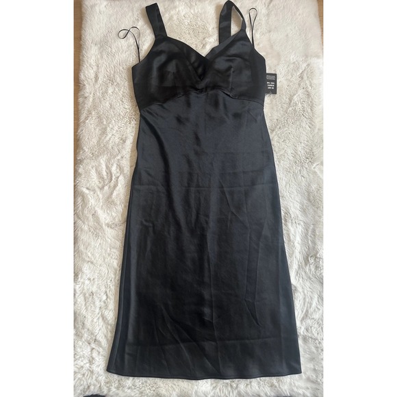 Express Black Cocktail Sleeveless Dress  Corset  Size M - Picture 1 of 9